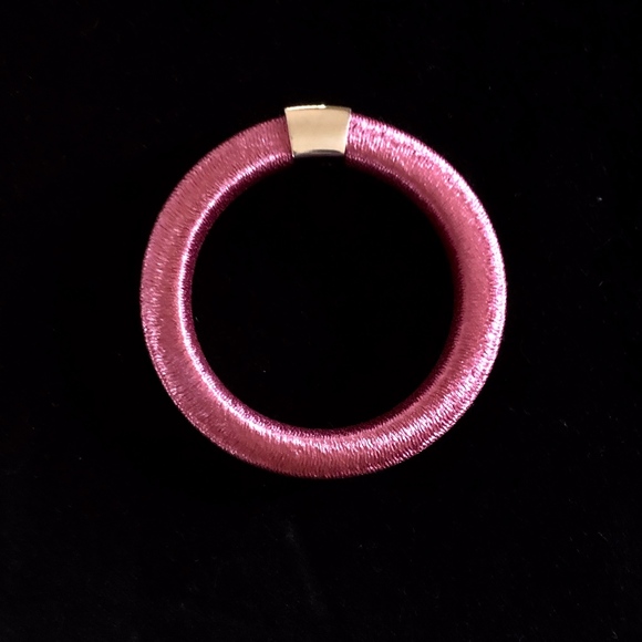 CALGARO SILK AND STERLING BANGLE BRACELET ITALY - Picture 1 of 8